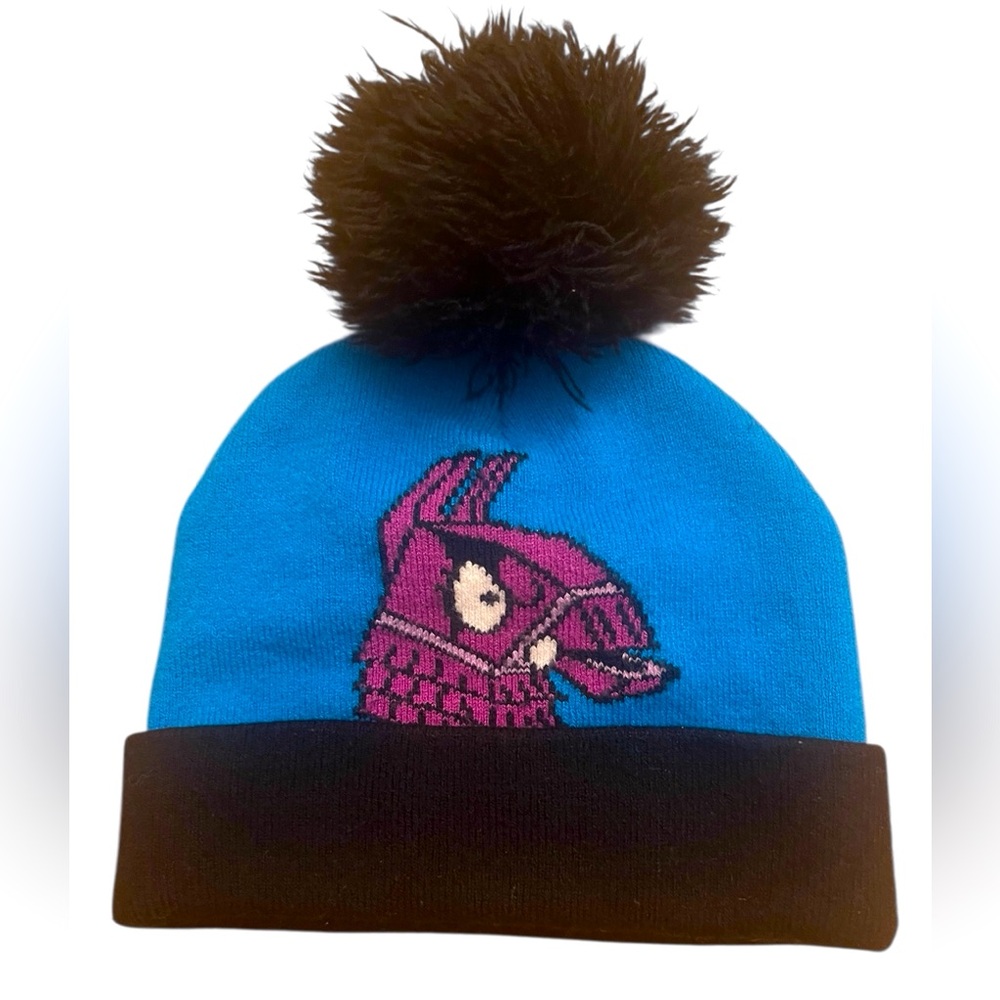 FORTNITE epic games loot llama boys winter beanie hat w/Pom Pom 

One size